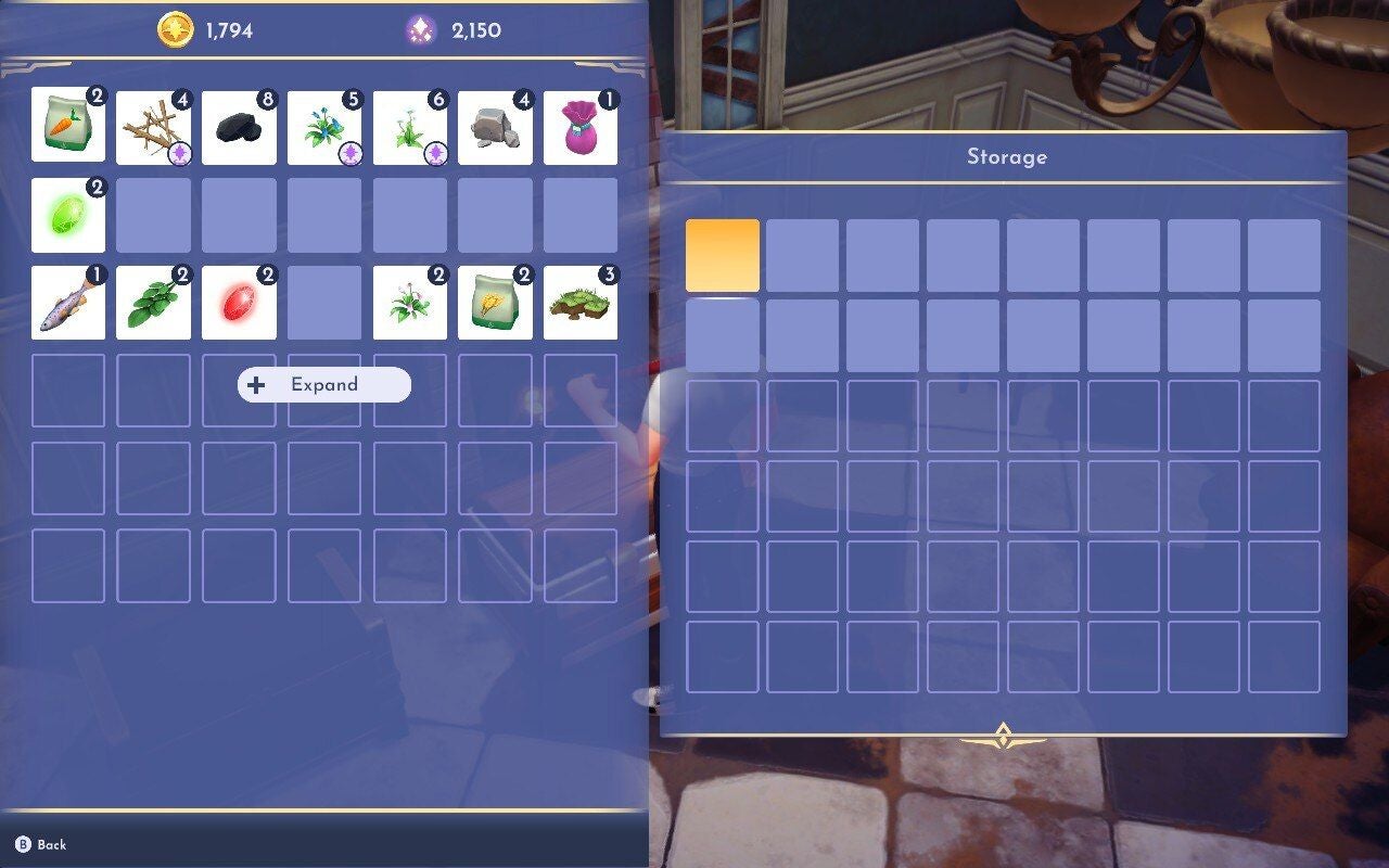 How to upgrade your house and get more storage in Disney Dreamlight